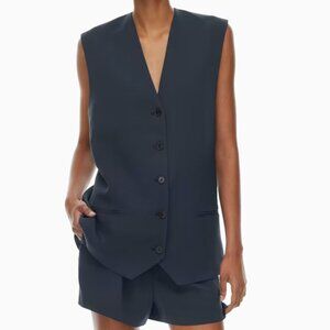 Aritzia Babaton Black Agency Vest